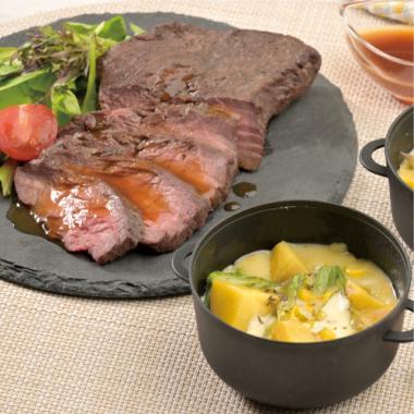 Roasted Beef & Cheese Fonduee